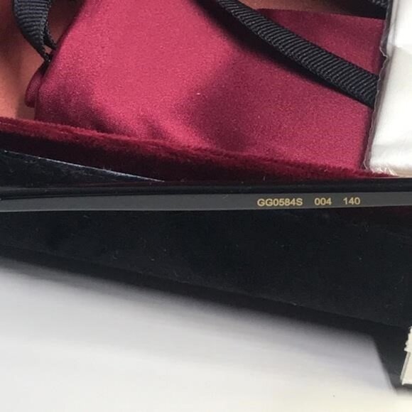 New Authentic Gucci Yellow Lens Sunglasses GG0584s 004 - Picture 3 of 11